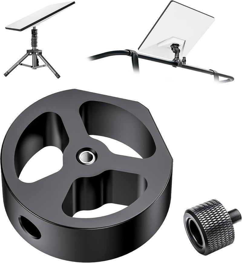 AUDEETO [2025 New Version] Starlink Mini Tripod Adapter, Aluminum Alloy - with 1/4"~20 & 3/8"~16 Threads,Hollow Lightweight Design for Easy Carry and Faster Disassembly (SPX-04176000-501) - Image 1